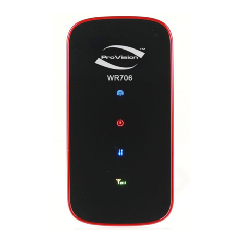 Provision WR706 manual