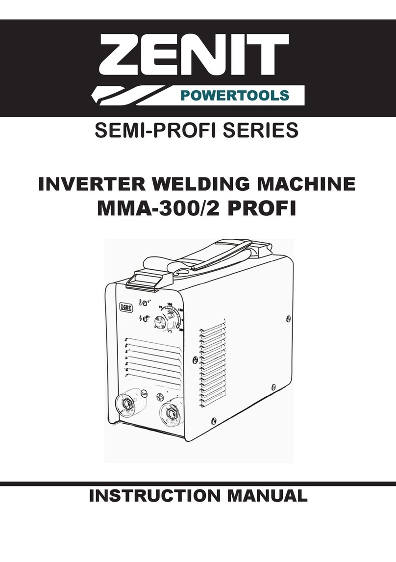 Zenit Powertools MMA-300/2 PROFI instruction manual