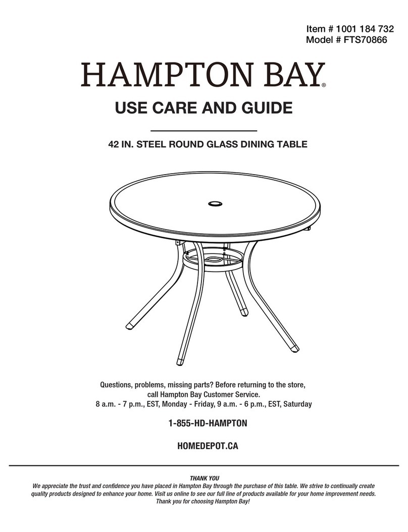 HAMPTON BAY FTS70866 Use and care guide HAMPTON BAY FTS70866 Use and care guide