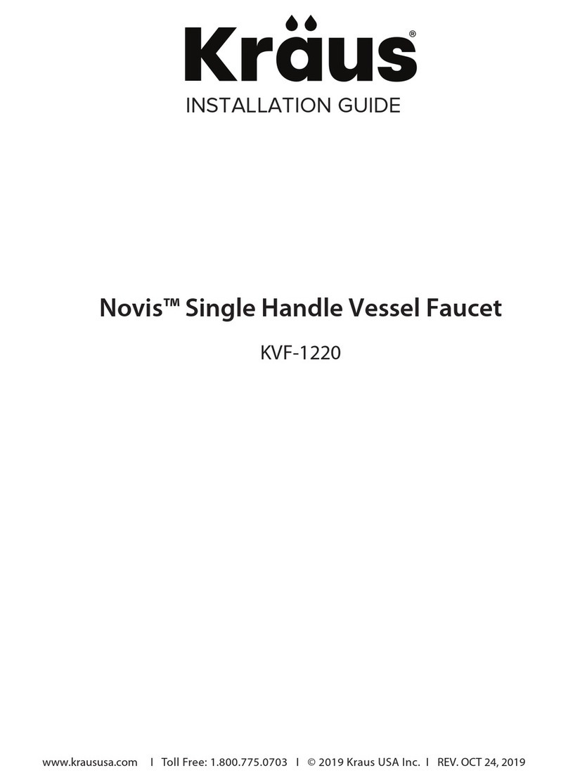 Kraus Novis KVF-1220 installation guide Kraus Novis KVF-1220 installation guide