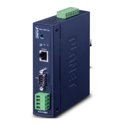 Planet Networking & Communication ICS-2Serie User manual