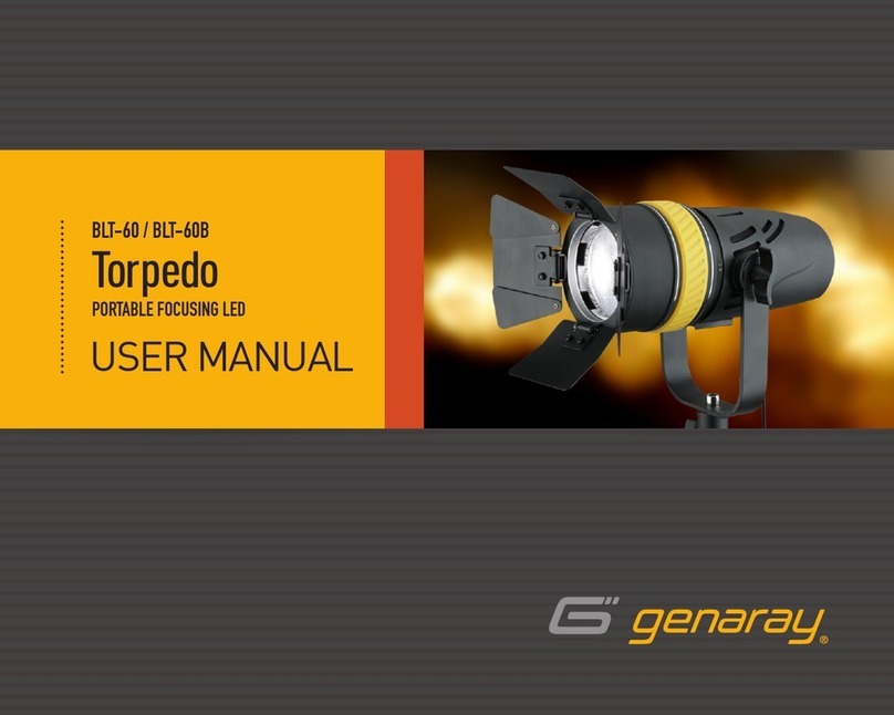 Genaray Torpedo BLT-60B User manual Genaray Torpedo BLT-60B User manual