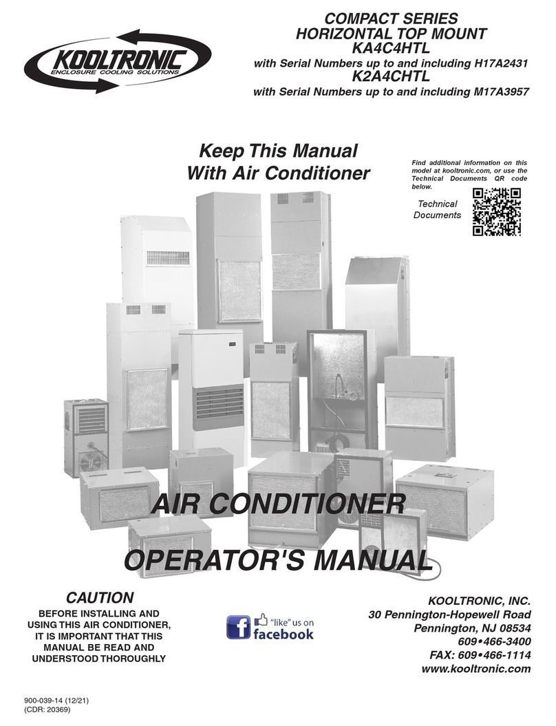 Kooltronic Compact KA4C4HTL User manual
