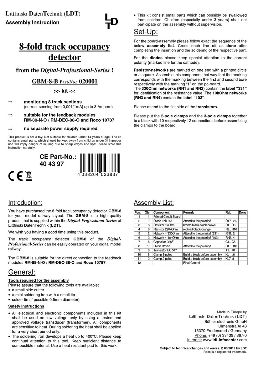 Littfinski Daten Technik GBM-8-B Assembly instruction