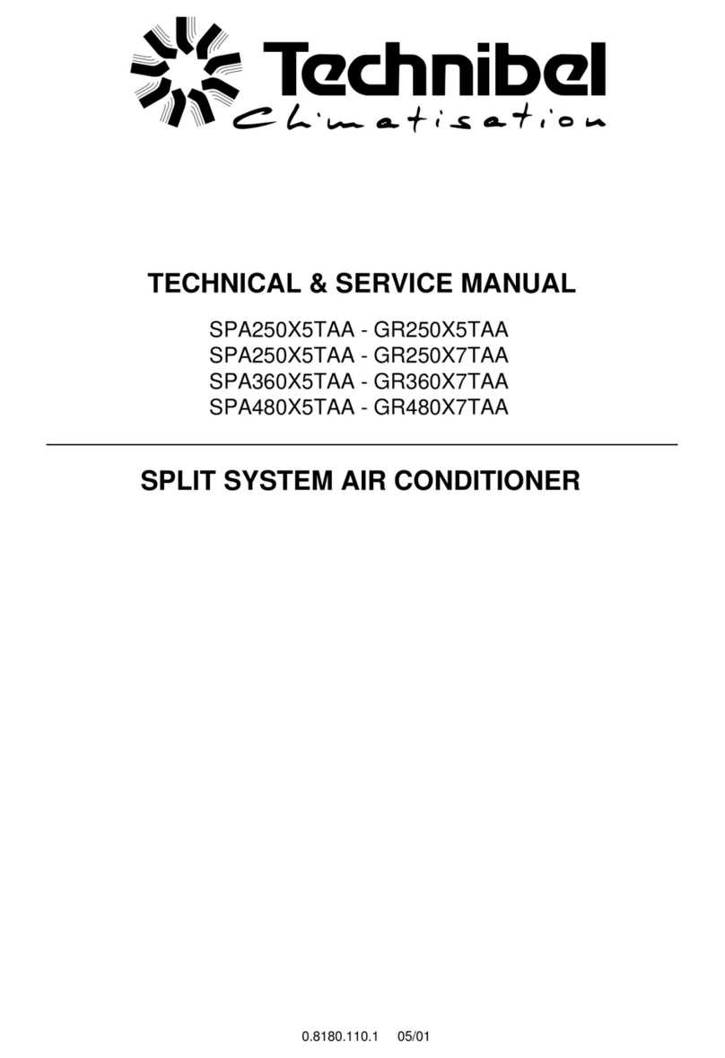 Technibel SPA250X5TAA Operating manual