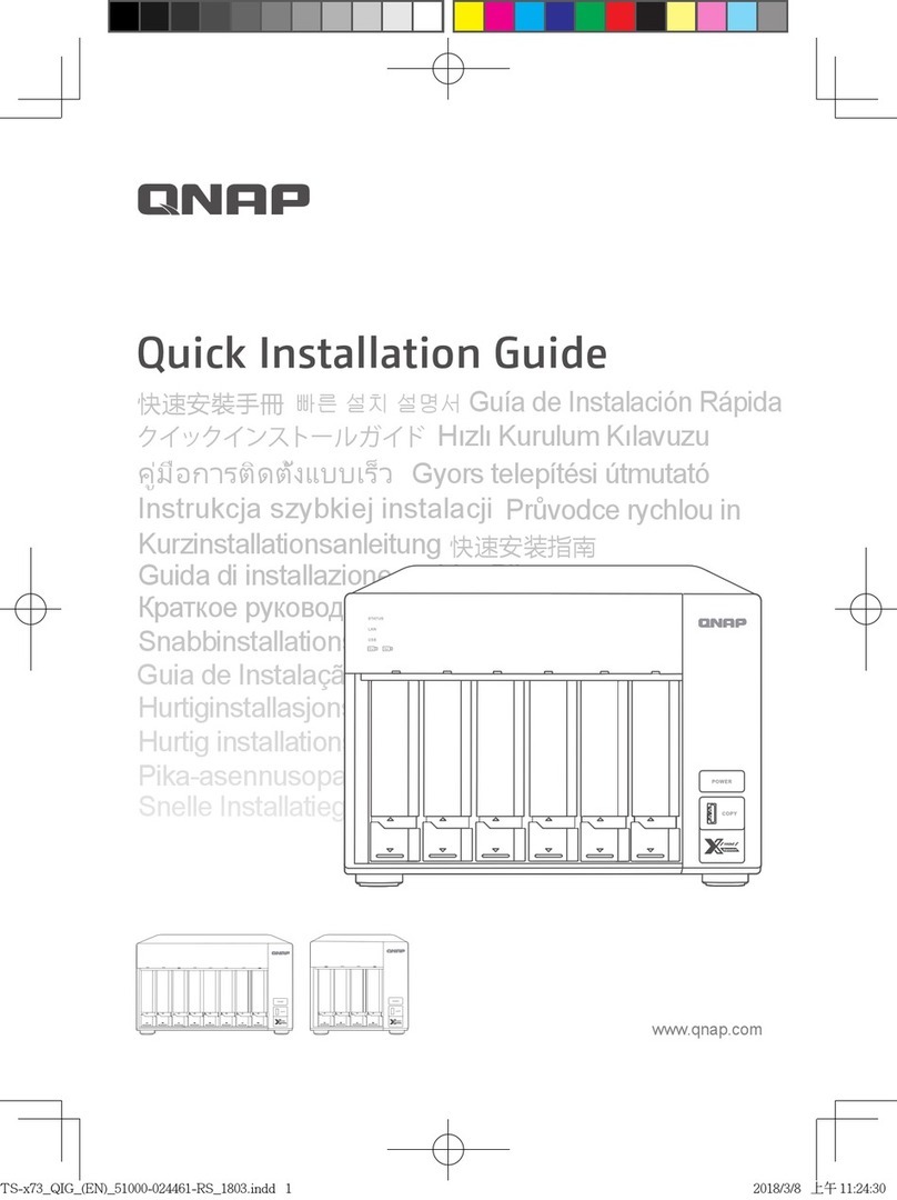 QNAP TS-73 Series User manual