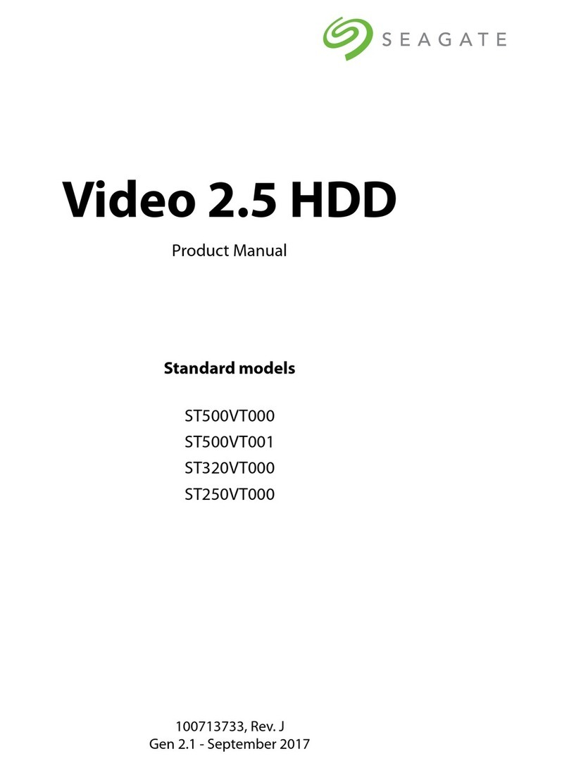 Seagate Video 2.5 HDD User manual