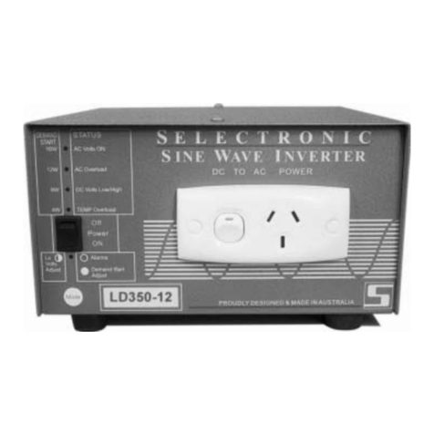 Selectronic Australia LD350-12 operating manual