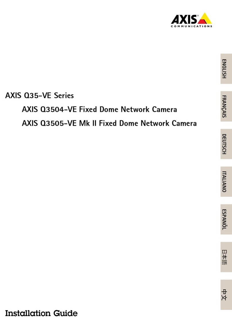 Axis Q35-VE Series User manual