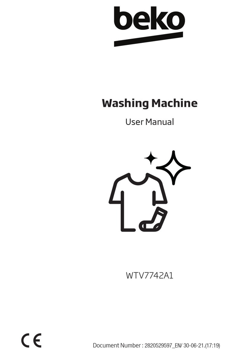 Beko WTV7742A1 User manual