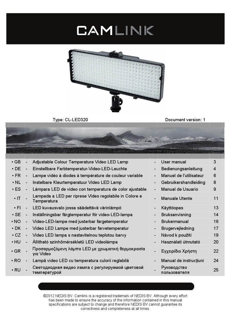 Camlink CL-LED320 manual