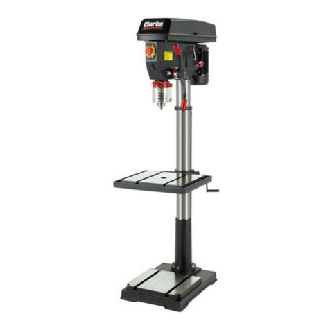 Clarke METALWAORKER CDP502F Operation & maintenance instructions