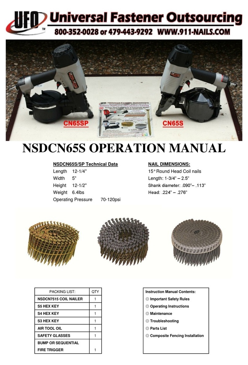 UFO NSDCN65S Operation manual