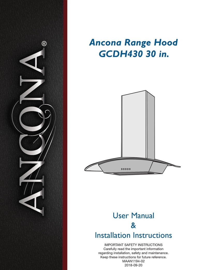 Ancona GCDH430 Manual