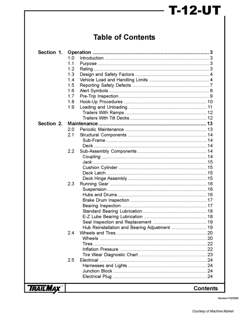 TrailMax T-12-UT manual