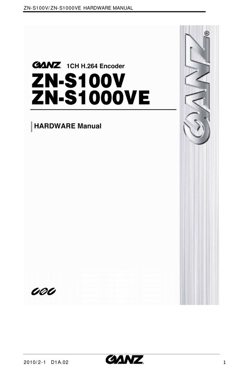 Ganz ZN-S1000VE Hardware manual