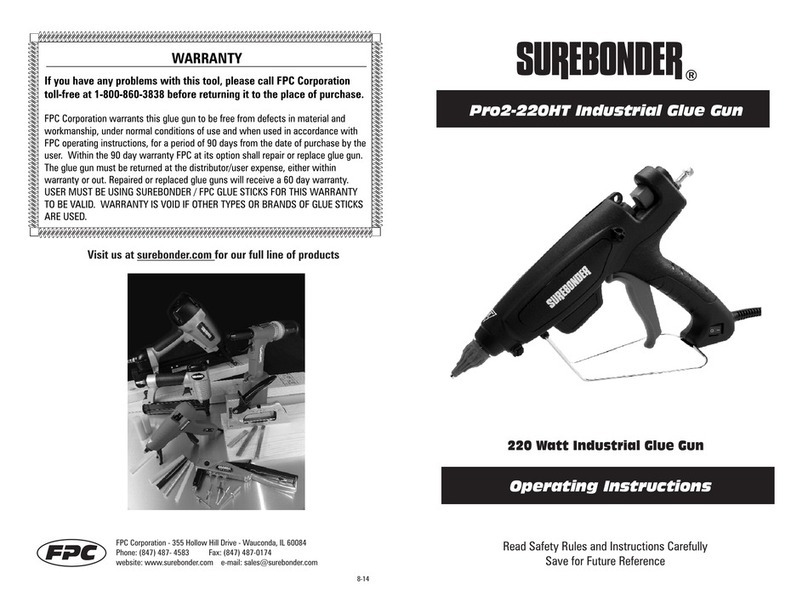 Surebonder Pro2-220HT operating instructions