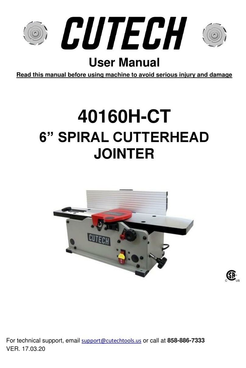 Cutech 40160H-CT user manual