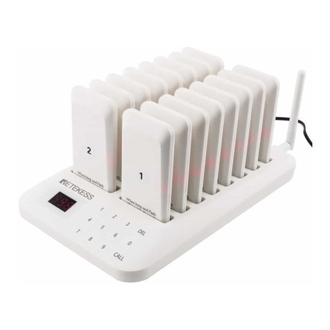 Retekess TD157 User manual Retekess TD157 User manual