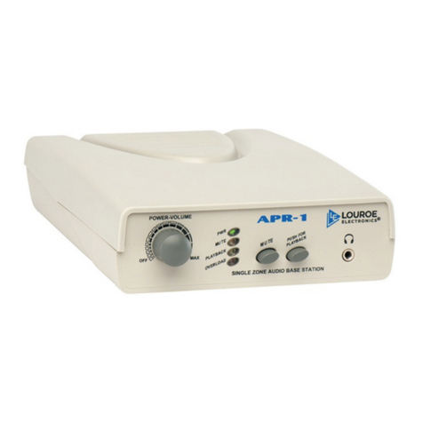 Louroe Electronics ASK-4 101C Installation and operating instructions