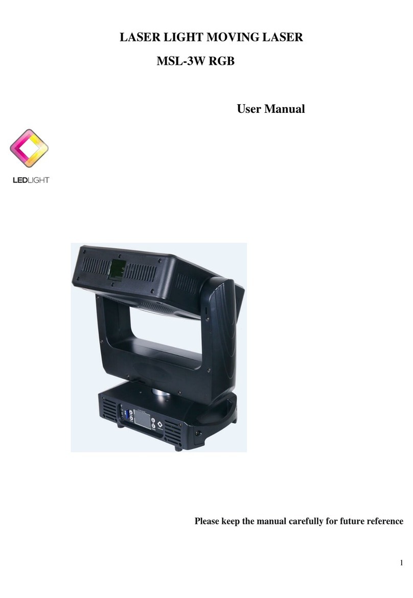 LEDLight MSL-3W RGB user manual