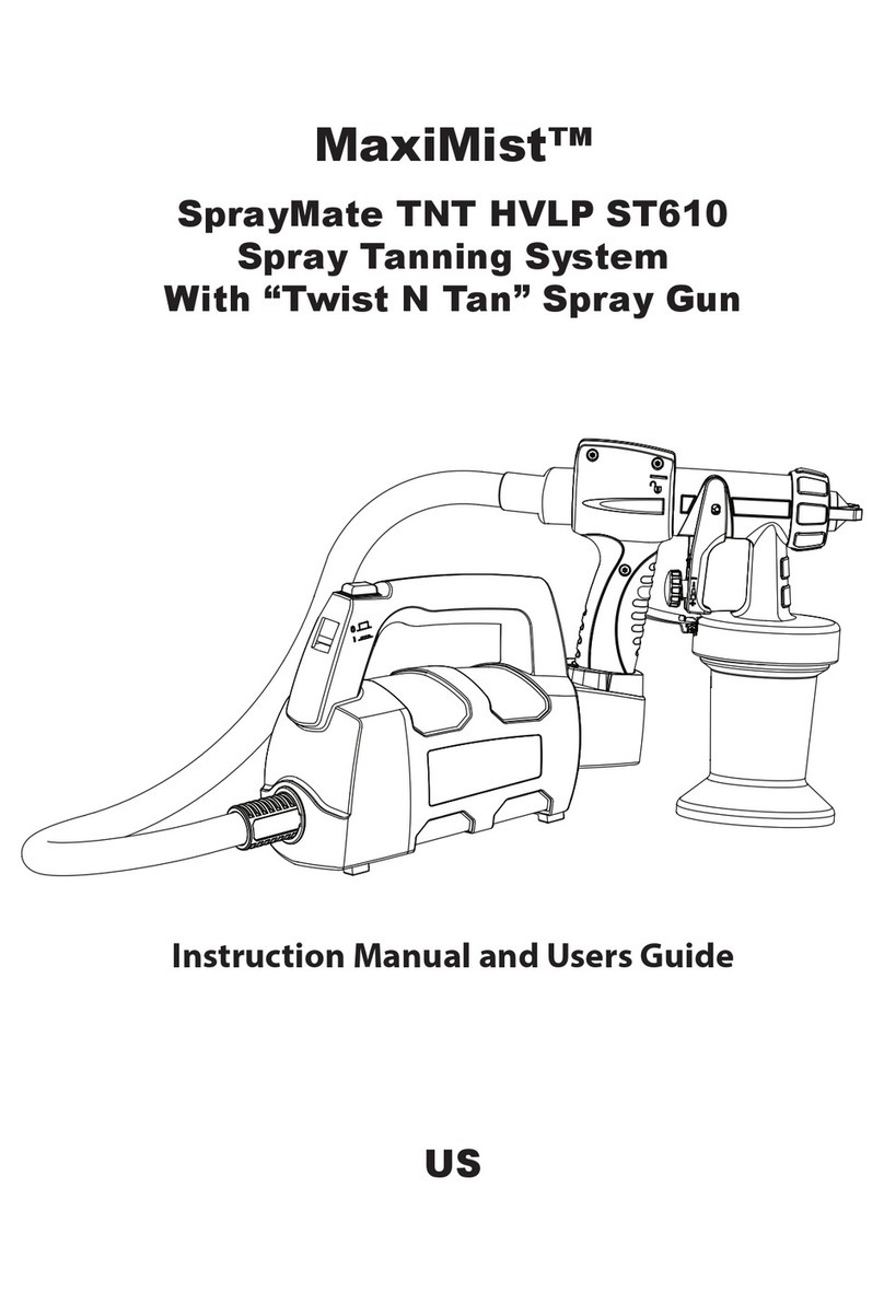 MaxiMist SprayMate TNT HVLP ST610 Instruction manual and users guide MaxiMist SprayMate TNT HVLP ST610 Instruction manual and users guide