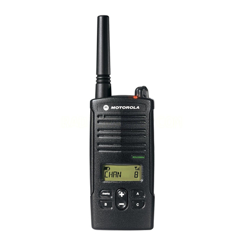 Motorola RDU4103 User manual