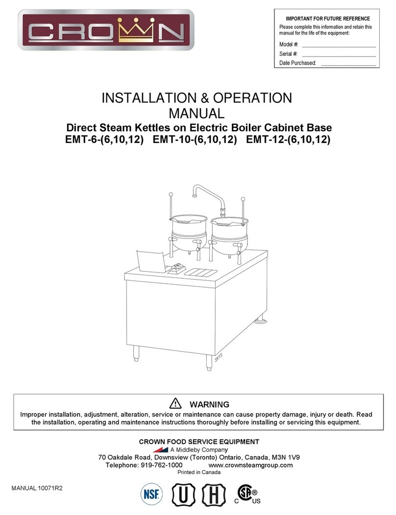Crown EMT-6-6 Installation & operation manual