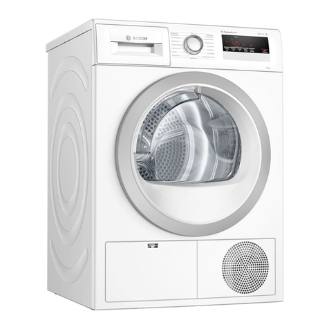 Bosch WTH85VH0 Installation and operating instructions