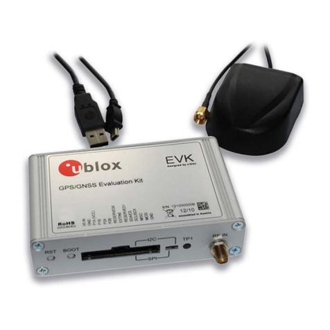 Ublox EVK-M8T User manual