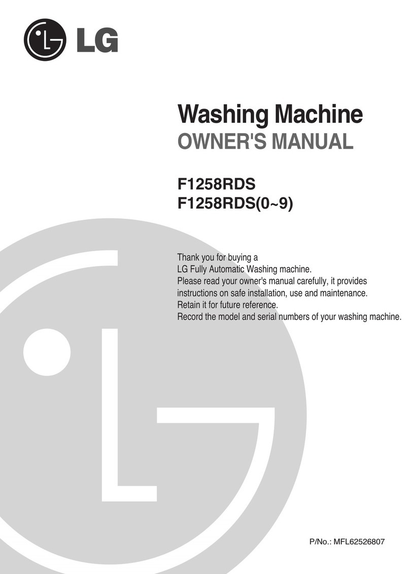 LG F1258RDS Series owner's manual