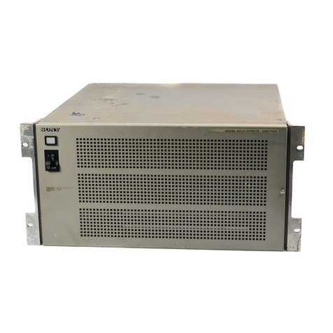 Sony DME-7000 User manual