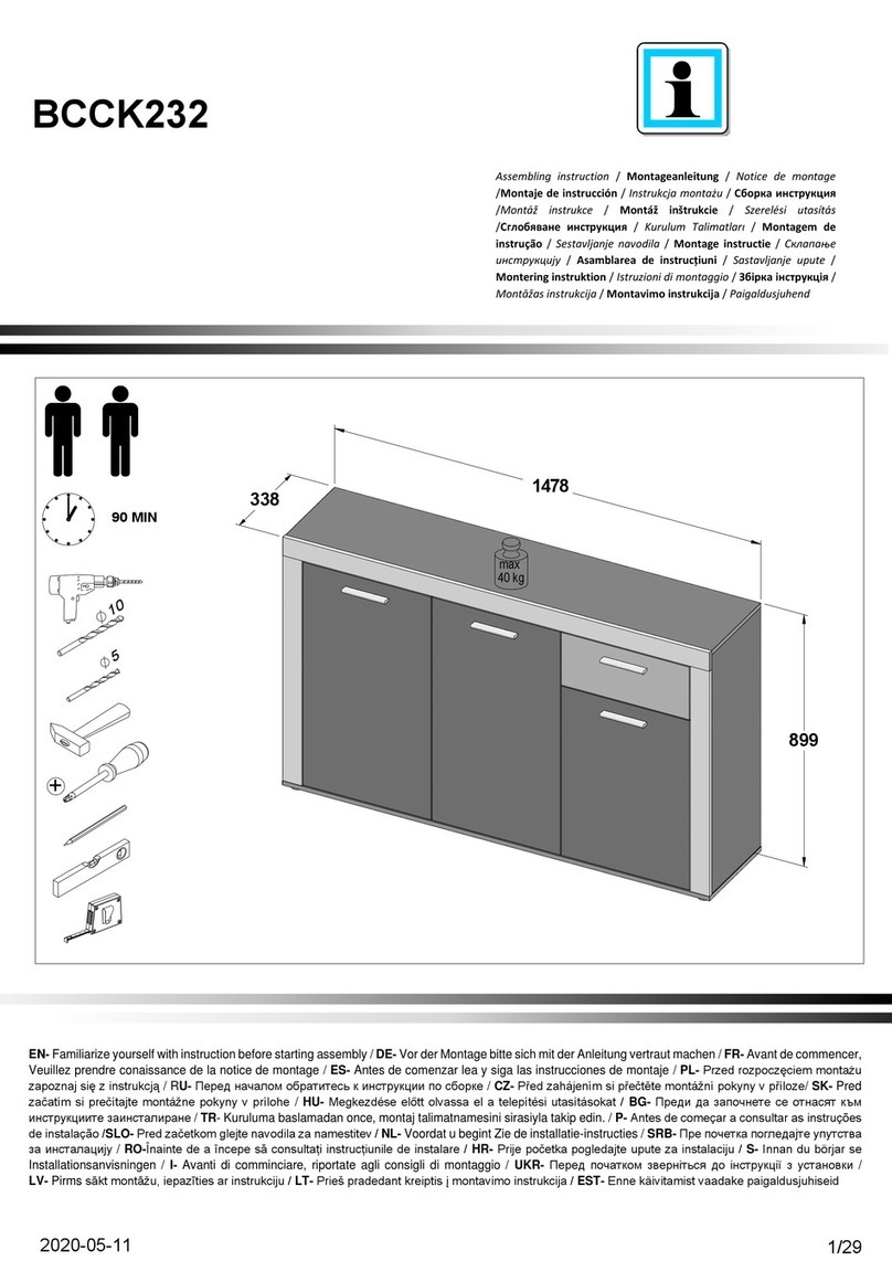 Forte BCCK232 Assembling Instruction