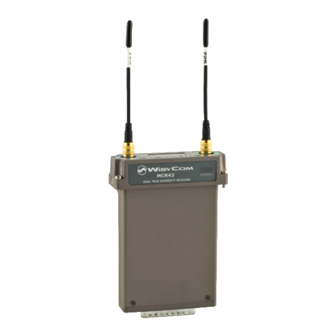 WisyCom MCR42 User manual
