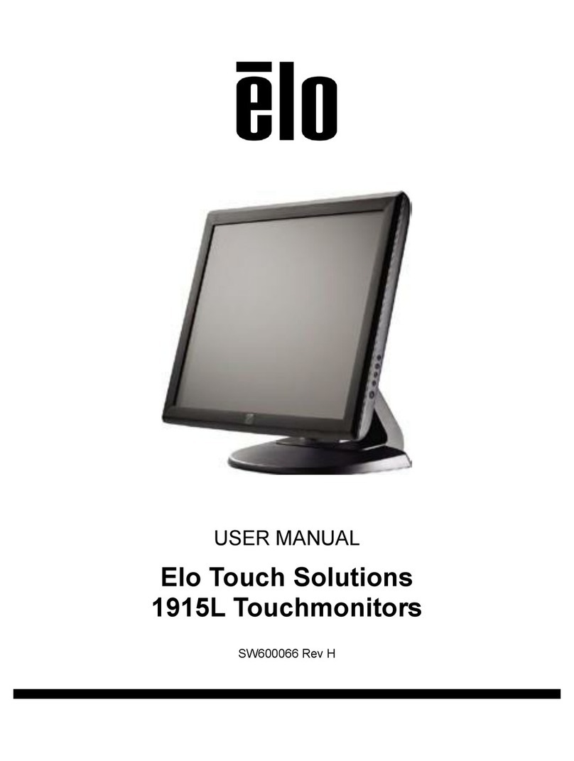 Elo Touch Solutions E607608 User manual