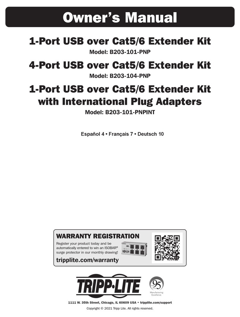 Tripp Lite B203-101-PNPINT owner's manual