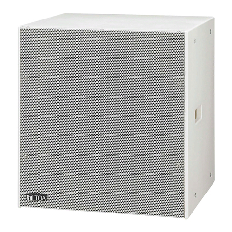Toa FB-120W User manual