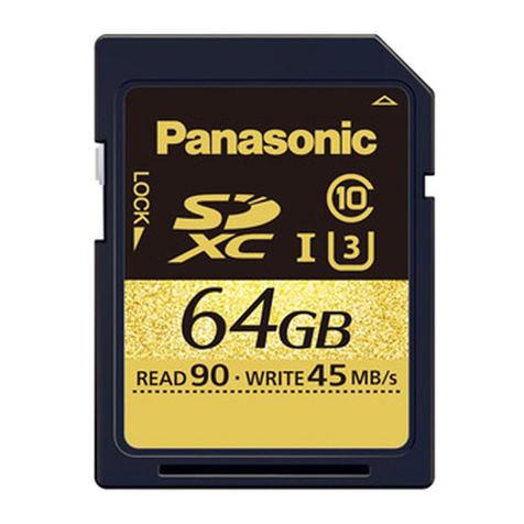 Panasonic RP-SDUC64GAK User manual