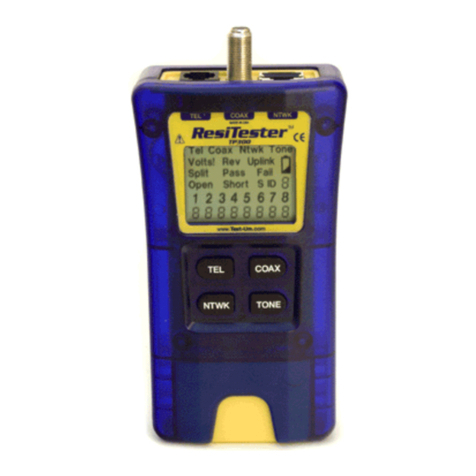 Test-Um Resi-Tester TP300 User manual