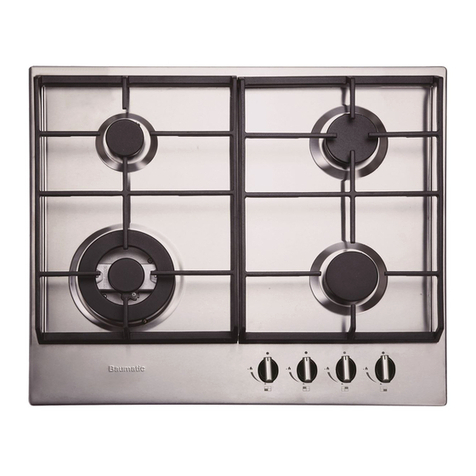 Baumatic BHG725SS Insruction manual