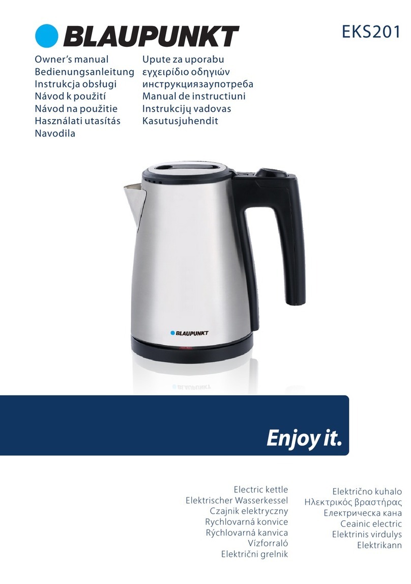Blaupunkt EKS201 owner's manual
