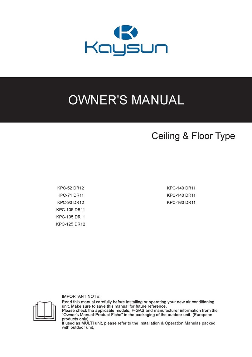 Kaysun KPC-90 DR12 User manual Kaysun KPC-90 DR12 User manual