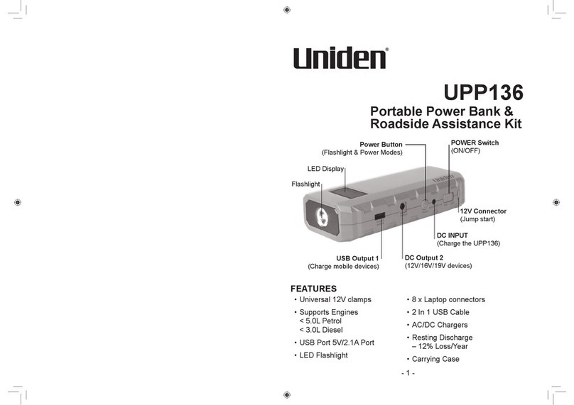 Uniden UPP136 manual