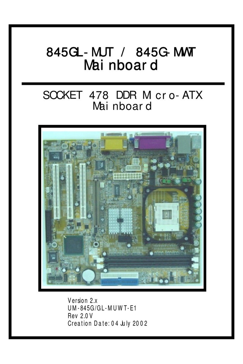 VIA Mainboard 845G Series manual
