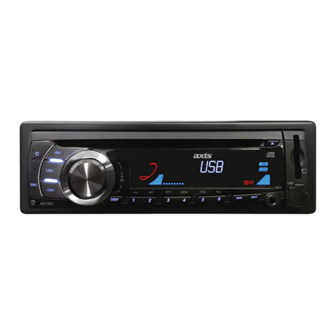 Axis Car Audio AX1501 instruction manual