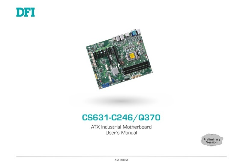 DFI CS631-C246 User manual