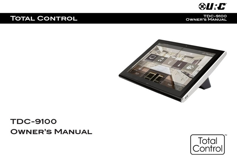 URC Total Control TDC-9100 owner's manual