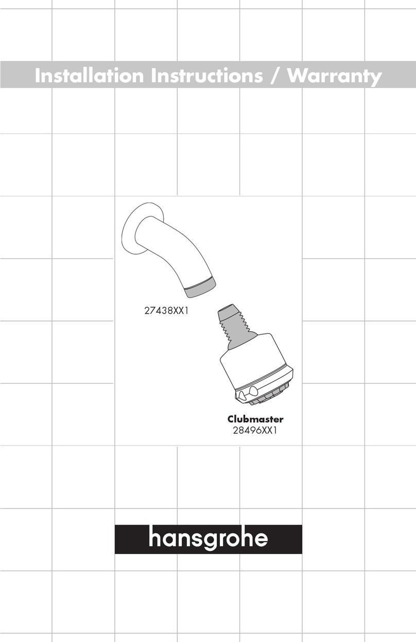 Hans Grohe 27438 1 Series User manual Hans Grohe 27438 1 Series User manual