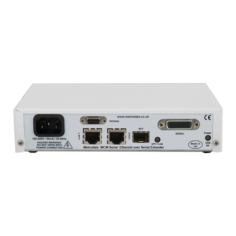 Metrodata MetroCONNECT WCM-Serial user manual