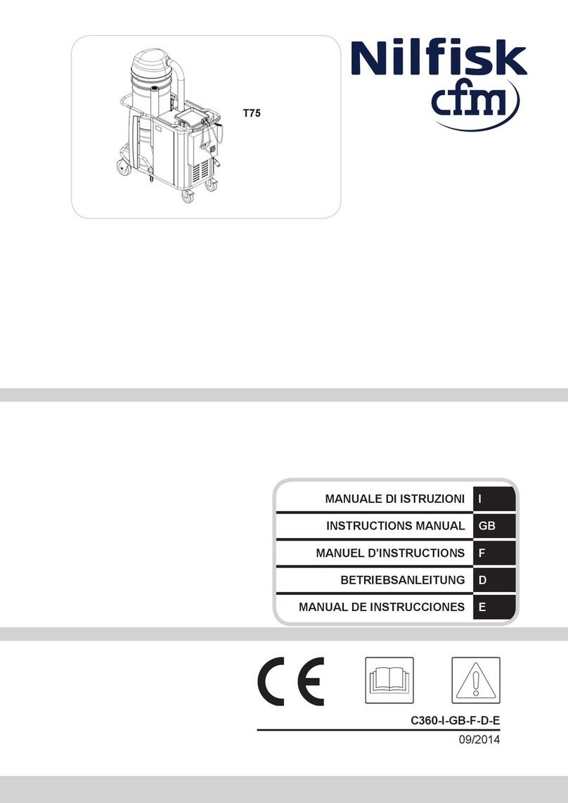 Nilfisk-Advance T75 L100 User manual